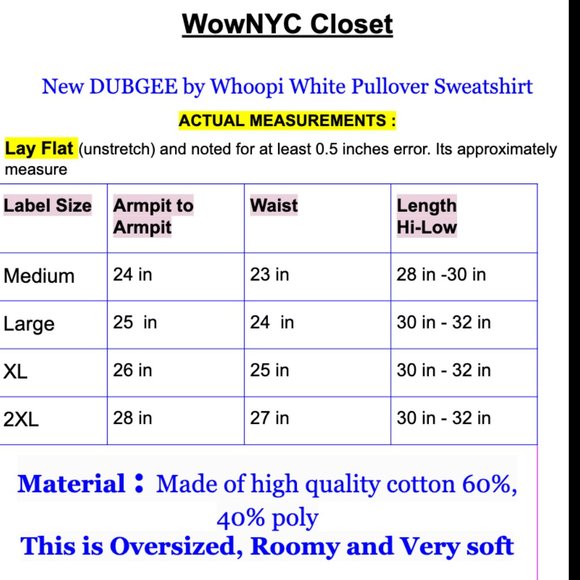 DUBGEE NWT White Graphic Print Pullover Sweater - Picture 5 of 13